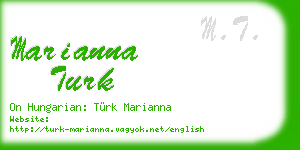 marianna turk business card