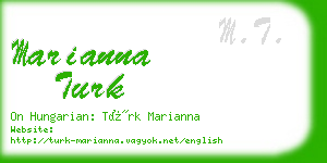 marianna turk business card